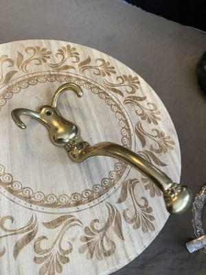 Wandhaken massiv Messing