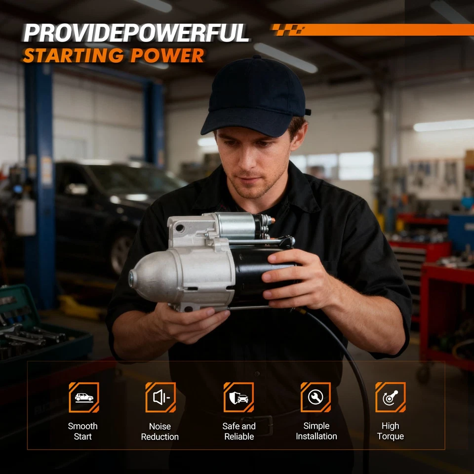 Starter 17852 For Mercedes-Benz ML350 2003-2009 E320 2001-2005 C300 2008-2009 - Image 3 of 4