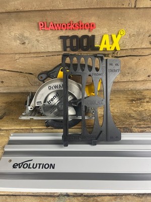 Dewalt DCS391 / DCS565 45 & 90 Grad Adapter Basis / Kufe für Evolution Führungsschiene