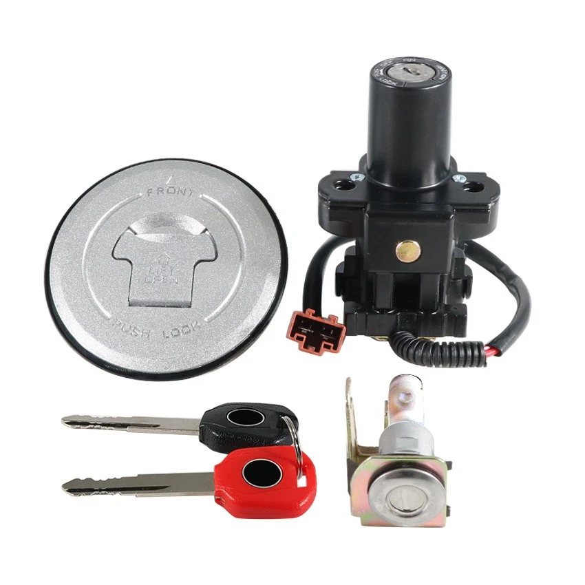 For Honda Ignition Switch Gas Cap Seat Lock Key CBR500R CB500F CB500X 2013-2015 - Image 2 of 4