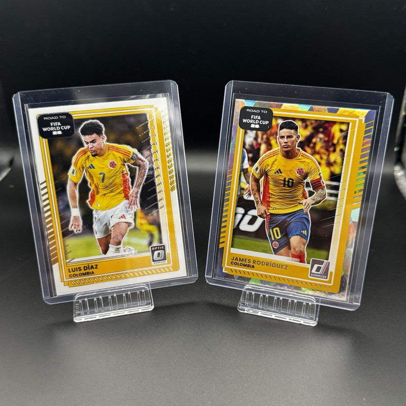 Panini 2025-26 Road to FIFA World Cup 26 Optic Lot 2 Díaz #125 Rodríguez #123