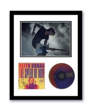Keith Urban Autograph Signed 11x14 Custom Framed CD Photo The Speed of Now ACOA