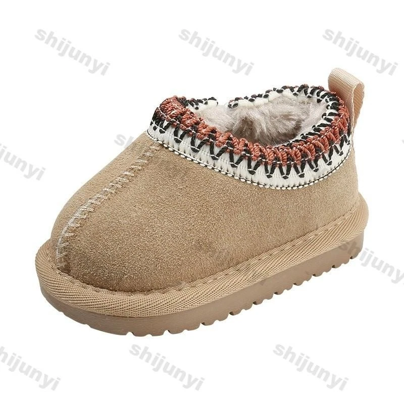 2025 Bebé Invierno Cálido Botas de Nieve Suave Antideslizante Algodón Zapatos Planos para Niños Foto 4 de 4
