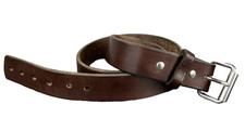 Amish Handcrafted Belt Genuine Leather Heavy Duty 1 1/2" x 46" Made in/Ships USA