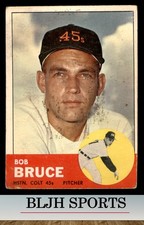 1963 Topps #24 Bob Bruce Houston Colt .45s (A)