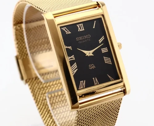 Vintage Seiko Slim Tank Quartz Men's Watch, Gentleman’s Choice - FREE SHIPPING