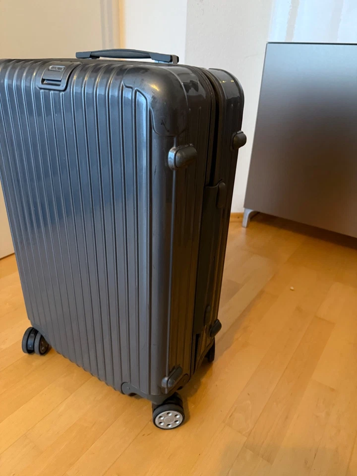 Reisekoffer Rimowa Salsa Deluxe Grösse M schiefergrau gebraucht - DEFEKT - Bild 3 von 4
