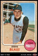 1968 Topps #499 Steve Blass Pirates 7.5 - NM+