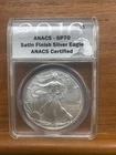 2016-W Satin Silver American Eagle - ANACS SP 70