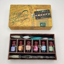 Authentic Models The Writing Collection 6 Ink Colors 2 Glass Stylus Pen MG085