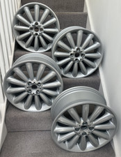 MINI 17" INFINITE STREAM 12 Spoke 116 SILVER RIMS R55 R56 R57 R58 R59
