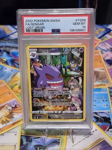 2022 Pokemon SWSH Lost Origin Gengar Trainer Gallery #TG06/TG30 PSA 10 GEM MINT
