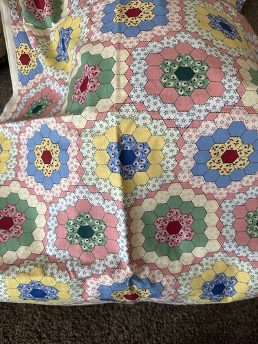 2 Yards Grandmother's Garden CHEATER QUILT fabric Treasures from the Attic 30s