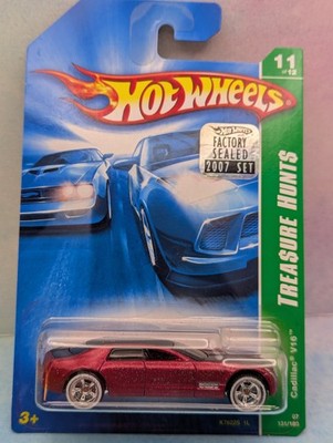 2007 Hot Wheels SUPER TREASURE HUNT$ CADILLAC V16 #131  Magenta FACTORY flake