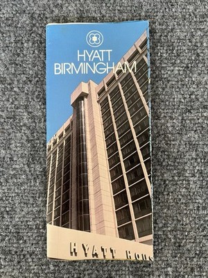 Hyatt Birmingham VTG 1970s Tourist Travel Brochure Alabama Souvenir 