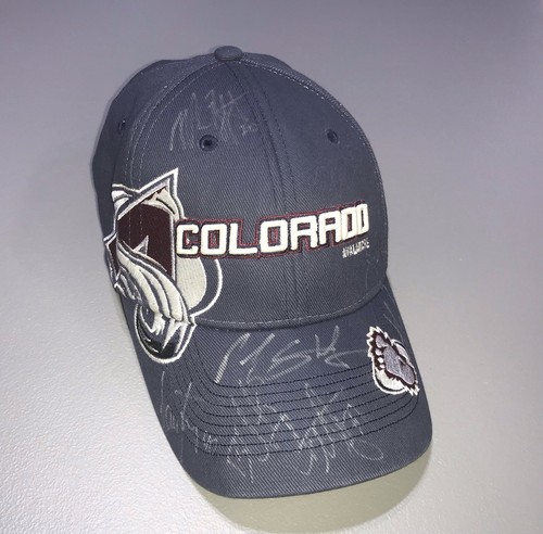 Colorado Avalanche Authentic Drew Pearson Strap Back Autograph Signatures Cap - Bild 1 von 12