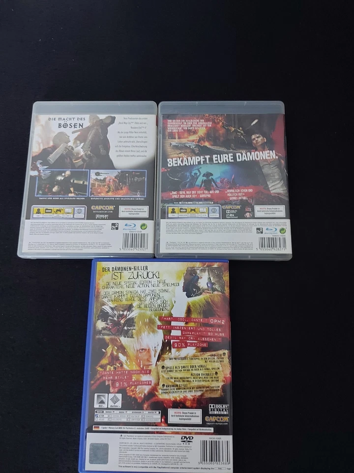 Devil May Cry Trilogy Bundle (DMC 3 Special Edition PS2 + DMC 4 + DmC PS3) CIB - Bild 2 von 4