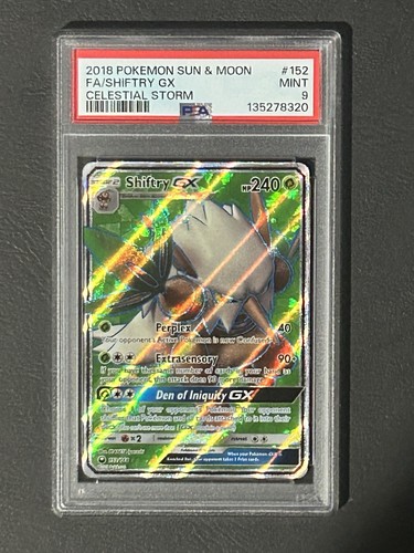 Shiftry-GX graded PSA 9 for sale on eBay