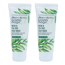 Aroma Magic Neem And Tea Tree Face Wash PWRD by Niacinamide - 100 ml Pack of 2