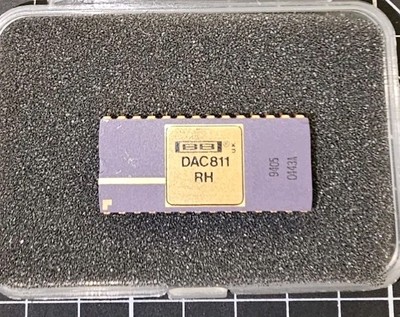 Burr-Brown DAC811RH 12-Bit Digital-Analog-Wandler | Keramik Gold Deckel.