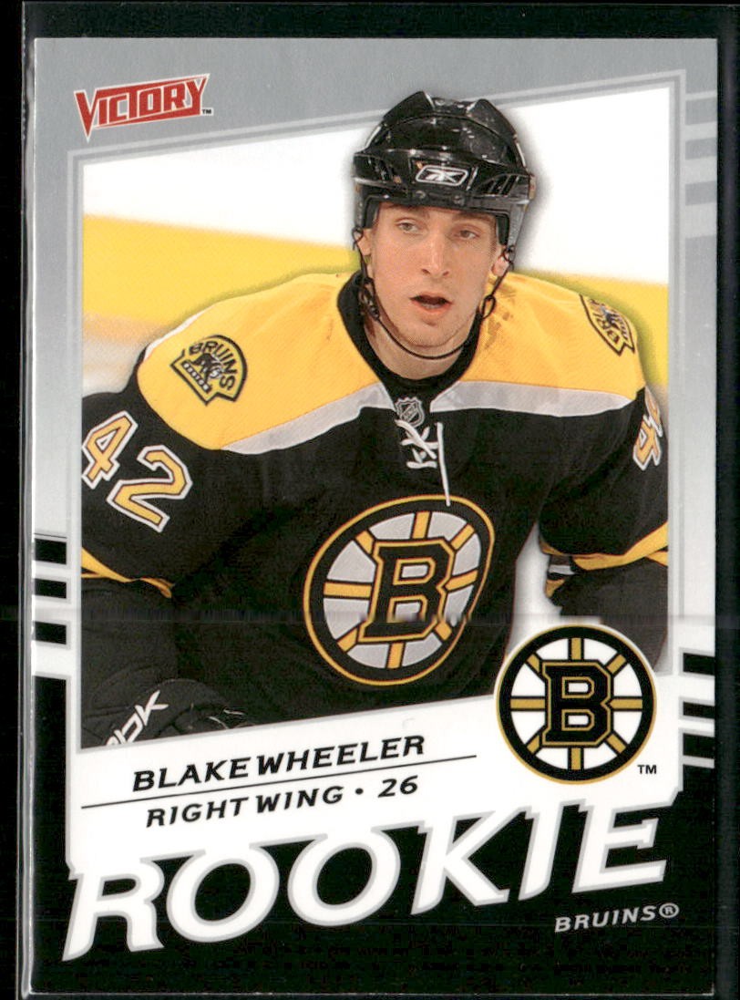 2008-09 Upper Deck Blake Wheeler Victory Update RC #347 Boston Bruins