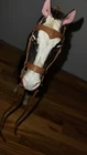 VTG LOUIS  MARX JOHNNY WEST  Black Thunderbolt Horse - No Accessories 13.5” Tall