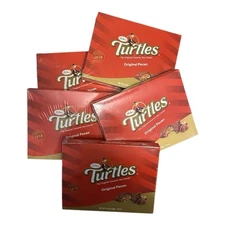 5 Turtles Original Pecan Caramel Nut Cluster Candies Gift Box 4.6 oz