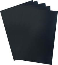 Premium Black Fursuit Eye Mesh - 5 Sheets of 0.5mm PVC for Custom Designs