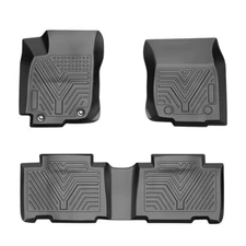 3Pcs Floor Mats for 2013-2018 Toyota RAV4 All Weather Anti-Slip TPE Floor Liners