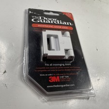 Door Guardian Childproof Security Lock for Inward Swinging Doors - WHITE