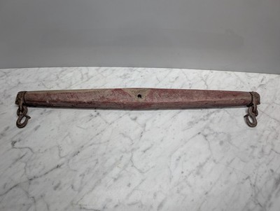 WI Barn Antique Wood Evener Bar Harness Tree Yoke Horse Ox Western Primitive 28''