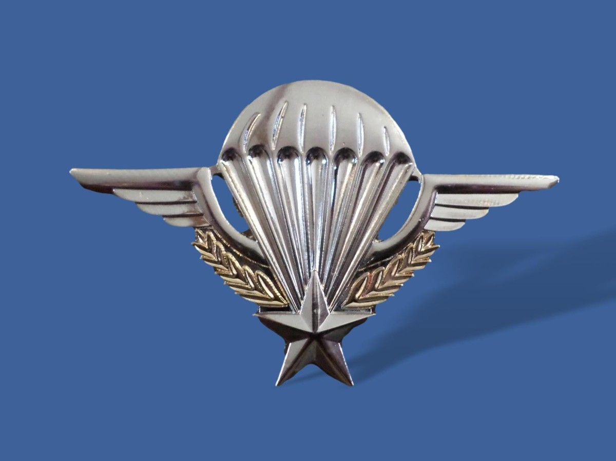FRENCH MILITARY JUMP WINGS BADGE PARATROOPER 2 7/8