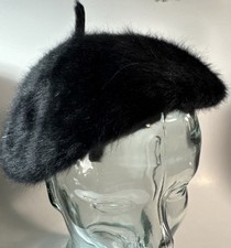 Faux Fur Beret Cap Hat 