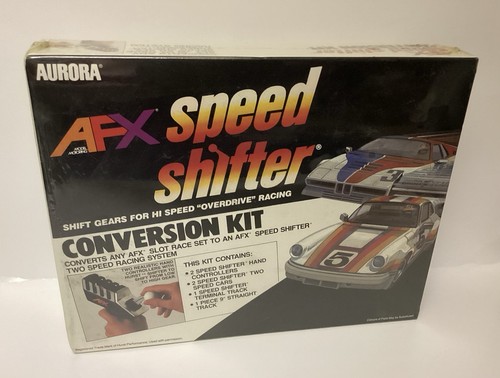 Aurora AFX Slot Car Speed Shifter 2 Cars/2 Controllers # 1470 Vintage/SEALED