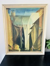 - Framed LYONEL FEININGER Vintage Litograph