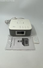 Power Acoustik HP-210i White Docking Station Speaker For iPod & iPad Not Tested