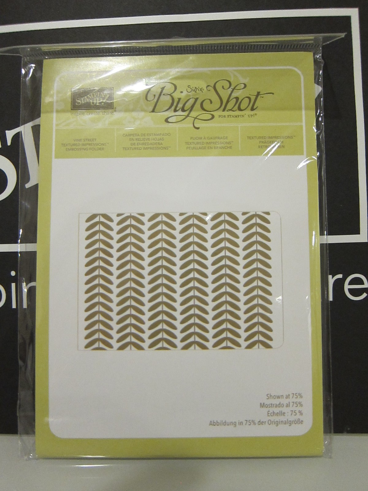Stampin Up Textured Impressions Embossing Folder | eBay
