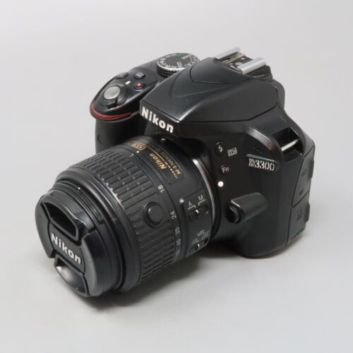 Nikon D3300 DSLR Camera - Black (Kit w/ AF-S DX VR 18-55mm Lens) - 33K Clicks! - Picture 2 of 12