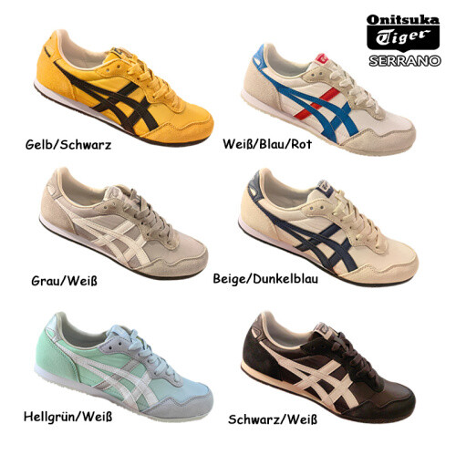Unisex Freizeit Schuhe Onitsuka-SERRANO Tiger Sneakers 6 Farben Gr. EU 36-45 Neu - Bild 1 von 17