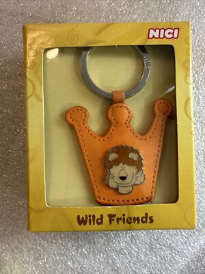 Enesco Nici Wild friends Keychain Orange Lion