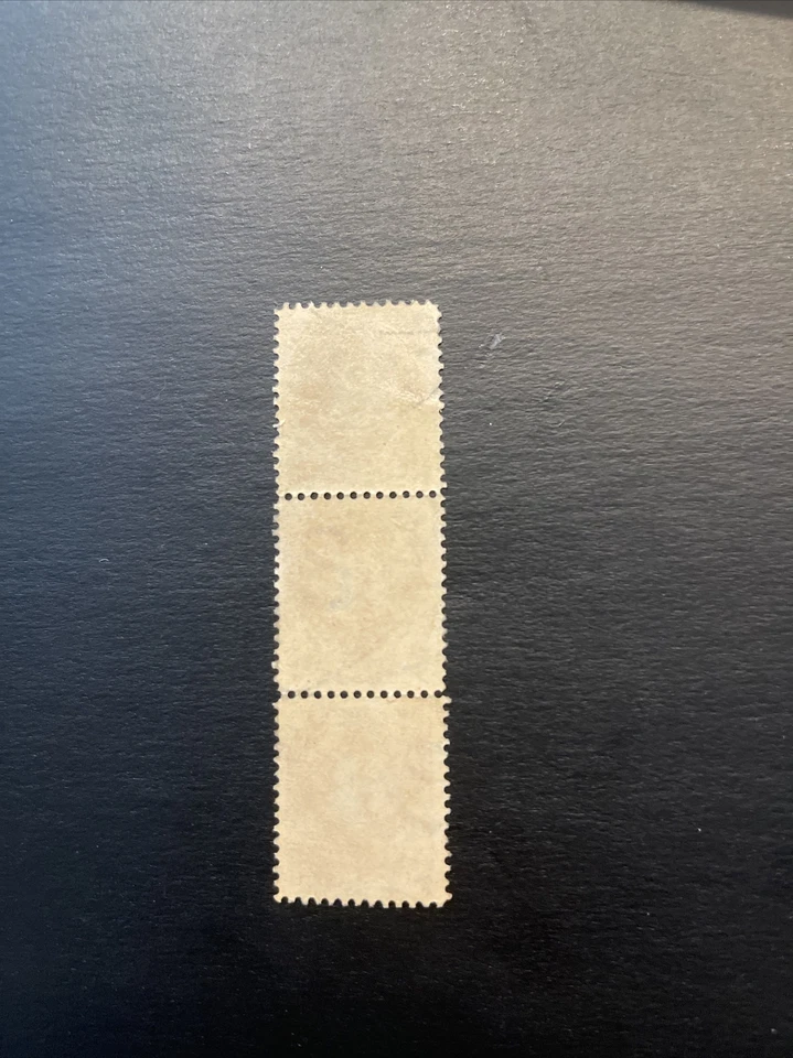 US Postage Due Stamp # J47 Used Vertical Strip Of 3 - Image 2 of 2