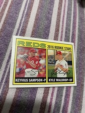 2016 Topps Heritage #164 Keyvius Sampson/Kyle Waldrop Cincinnati Reds RC