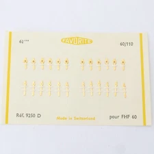 FHF 60 Favorite Watch Hand Set (1) Pair Gold Tone 6 3/4 Ref. 9250D Size 60/110