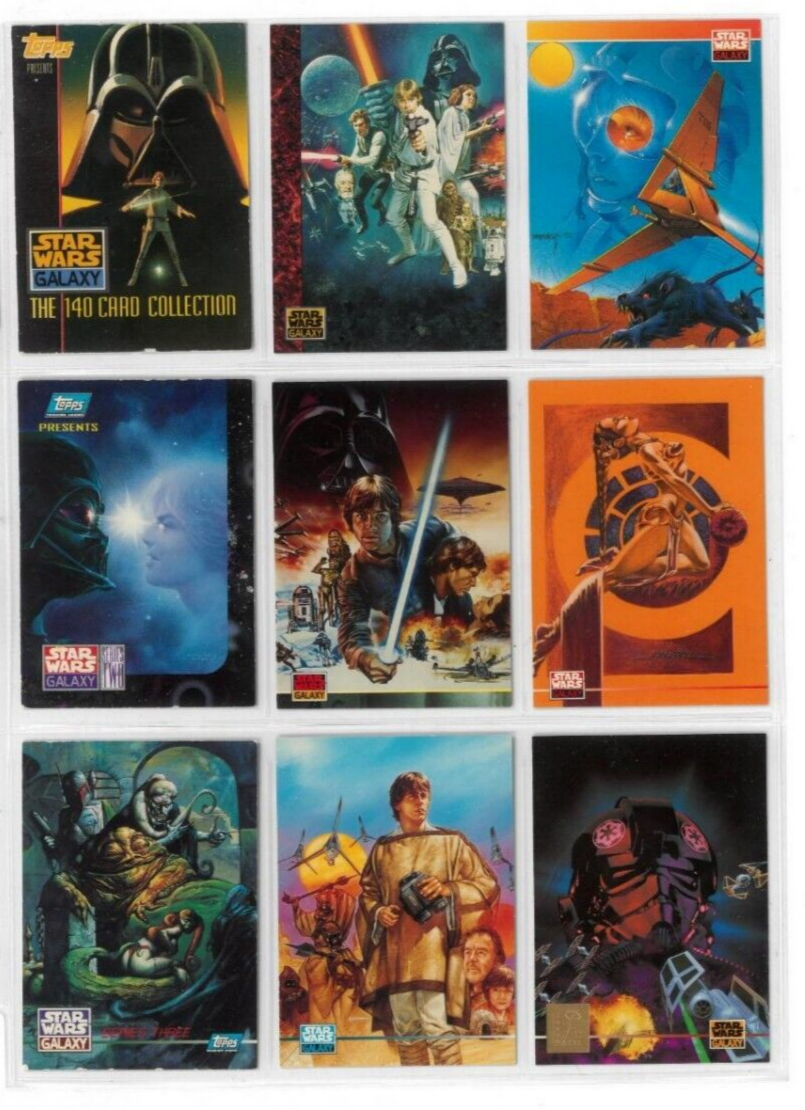 ONE Star Wars Galaxy trading card set by Topps Series 1 or 2 or 3 eBay