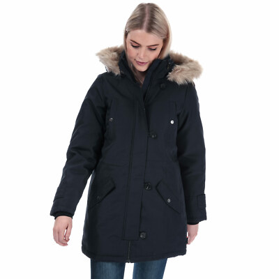 vero moda parka with faux fur hood