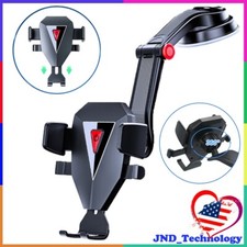 Universal Windshield Dashboard Mobile Phone Holder Dash Car Mount Stand 360 