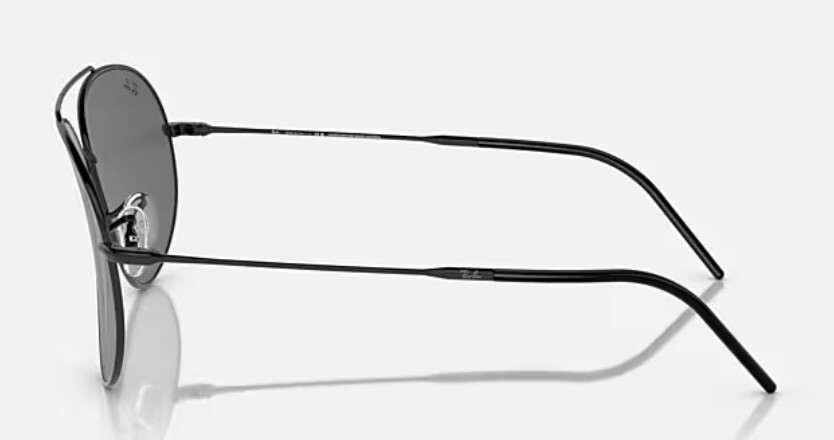 RAY-BAN Lenny Kravitz AVIATOR REVERSE Sunglasses Black/ Dark Grey