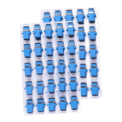 100 PCS SC to SC UPC Single Mode Simplex Fiber Optic Coupler Adapter