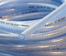 Braided Clear PVC Hose Pipe Tubing- Food Grade- Fish Pond Car Air Line Tube