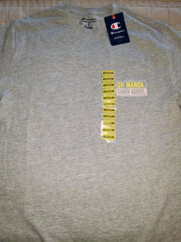 University of Hawaii Shirt Mens Med  Uh Manoa Champion Rainbow Warriors